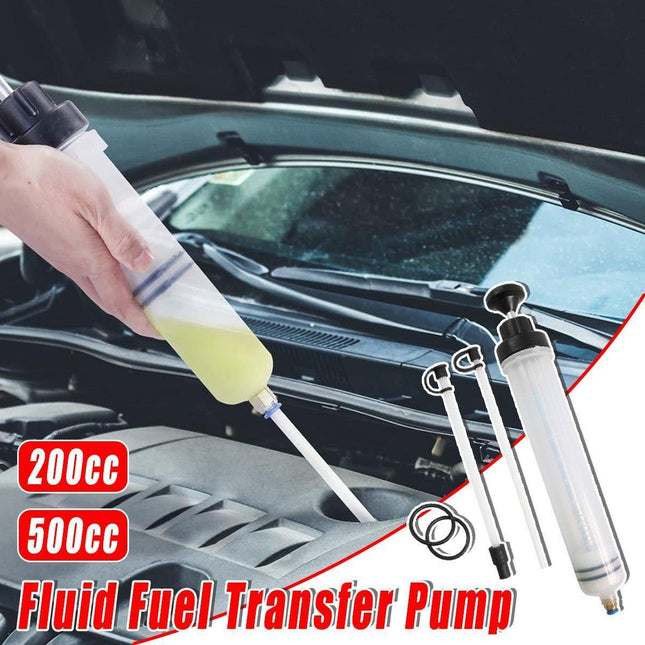 Manual Needle and Barrel Suction Oil Change Tool Pump for Brake Oil Filler - 500cc.