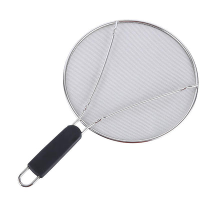 Stainless Steel Mesh Cover Anti Scald Filter Screen Anti Splash Lid For Kitchen - 29cm.