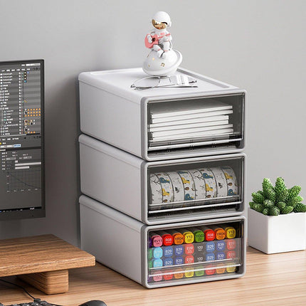 Desktop Stationery Organizer Storage Box for Office Supplies Desk Organization.