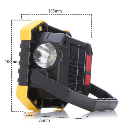 9000Lm Solar Cob Led Light Rechargeable Outdoor Camping Work Torch Flood Lamp Au.