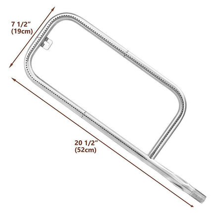 For Weber Q200 Q220 Q2000 Q2200 Stainless Steel Grill Burner Tube With Screw.