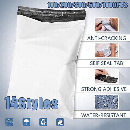 Poly Mailer Bags Mailing Satchel Plastic Courier Self Sealing Packing - 45*60cm *100 PCS.