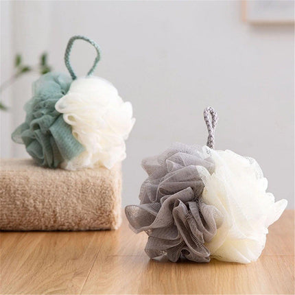 Bath Ball Mermaid Loofah Sponge Bath Puff Soft Ball Body Exfoliate Wash Shower - Pink.