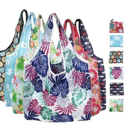 Reusable Foldable Light Waterproof Shopping Bags Carry bag Grocery Big - B-25.