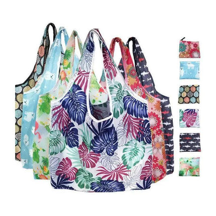 Reusable Foldable Light Waterproof Shopping Bags Carry bag Grocery Big - B-25.