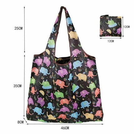 Reusable Foldable Light Waterproof Shopping Bags Carry bag Grocery Big - B-25.