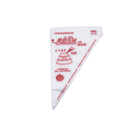 100-200Pcs Disposable Piping Bags For Cake Decor Icing Frosting Piping Nozzles - Red-Small *100 PCS.