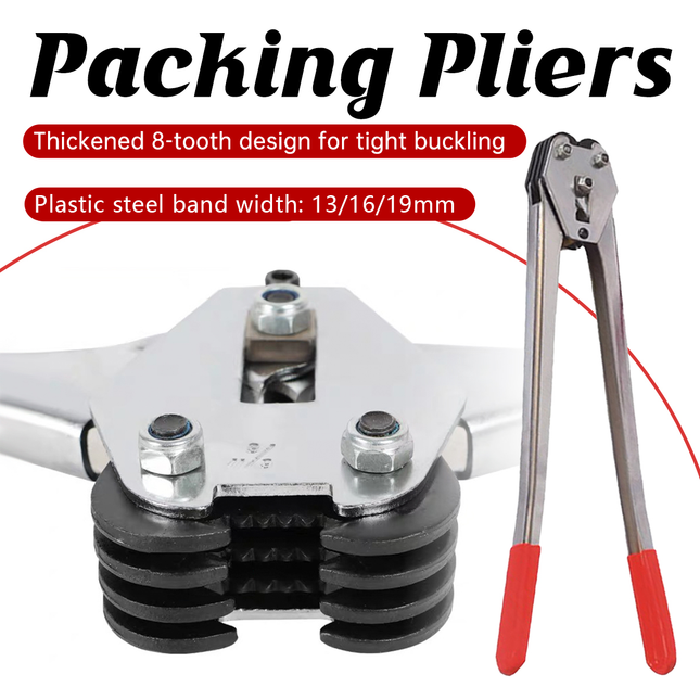 Manual Strapping Tool Set Packing Banding Pliers Practical Tensioner Sealer.