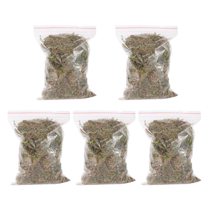5pcs Natural Flower Grass Bedding Dried Moss Hamster Cage Decor Breeding Box.