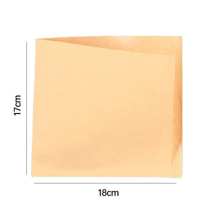 200PCS Vintage Newspaper Print Kraft Paper Bags Eco-Friendly Food Packaging - Paper-17*18cm-200PCS.