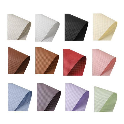 Embossed Paper Convex Flower Wrapping Paper for Floral Shop and Flower Wrapping - White.