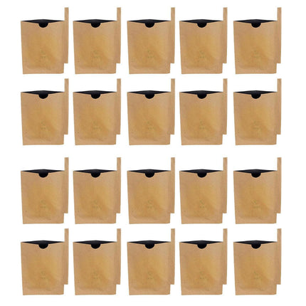 Paper Fruit Bags 100pcs Protective Bagging for Orchard Garden Harvest Storage.