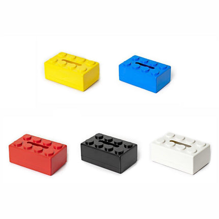 Tissue Box Cover Creative Building Block Cute Napkin Dispenser Holder Home Decor - White.