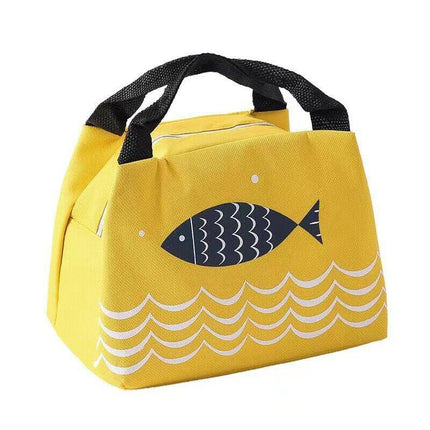 Portable Insulated Thermal Lunch Box Carry Tote Picnic Case Storage Bag 21x17x15cm - B04 (21x17x15cm).