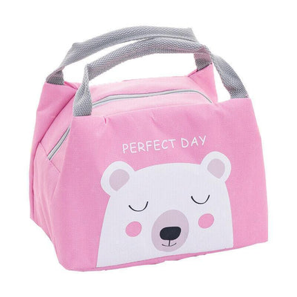 Portable Insulated Thermal Lunch Box Carry Tote Picnic Case Storage Bag 21x17x15cm - C06 (21x17x15cm).