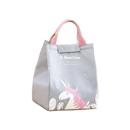 Portable Insulated Thermal Lunch Box Carry Tote Picnic Case Storage Bag 18x24x15cm - E02 (18x24x15cm).