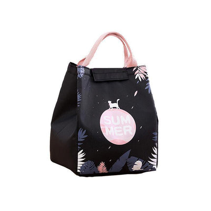 Portable Insulated Thermal Lunch Box Carry Tote Picnic Case Storage Bag 18x24x15cm - E02 (18x24x15cm).