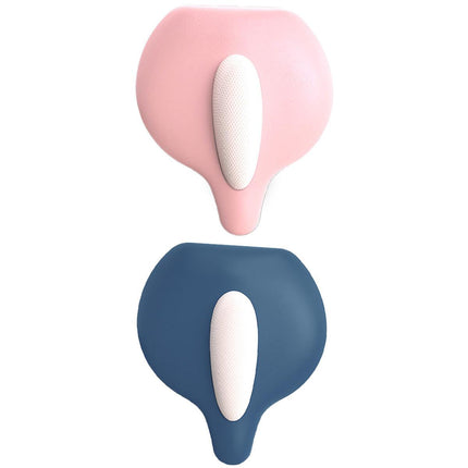 Hip and Inner Thigh Squeeze Trainer Compact Fitness Tool for Home Workouts - Pink.