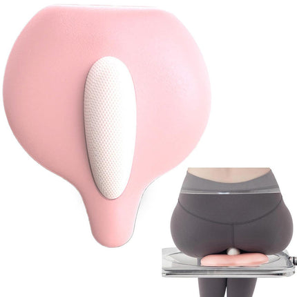 Hip and Inner Thigh Squeeze Trainer Compact Fitness Tool for Home Workouts - Pink.
