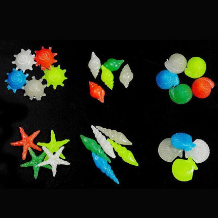 Pebbles Stone Glow in the Dark Rock Fish Tank Stones Garden Road - Green.