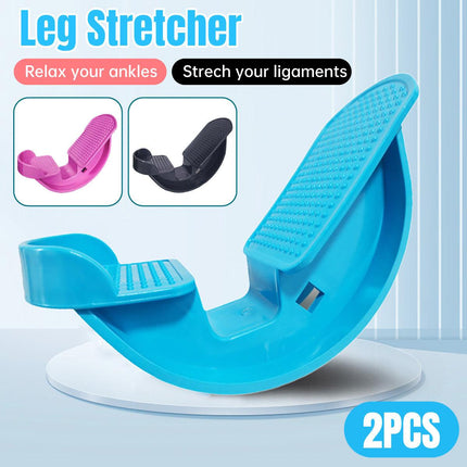 2PCS Tendon Plate Calf Stretcher Fitness Oblique Pedal Ankle Achilles Exercise - Blue.