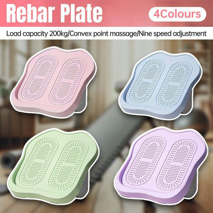 Portable Folding Stretch Board Fitness Pedal Slant Calf Ligament Trainer Tool - Blue.