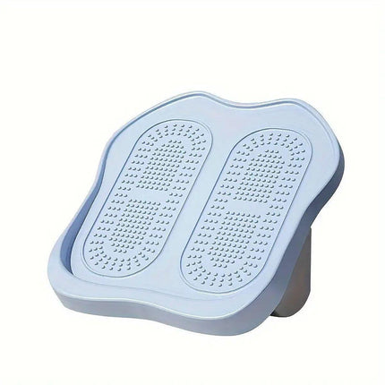 Portable Folding Stretch Board Fitness Pedal Slant Calf Ligament Trainer Tool - Blue.