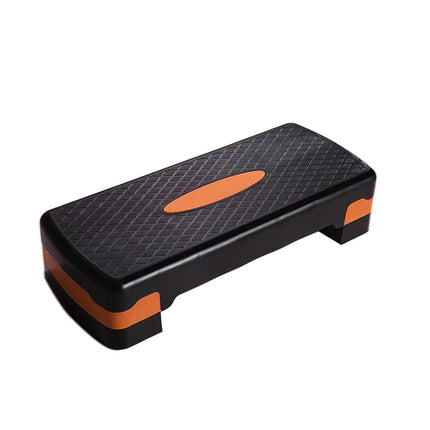 Adjustable Aerobic Step Platform Plastic Fitness Stepper for Workout Training - Green.