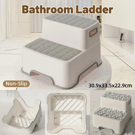 Bathroom Step Stool Booster for Washing Hands and Reaching Sinks Easily.