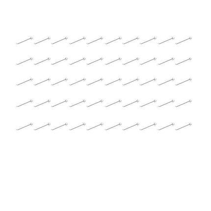 50X Pegboard Hooks Metal Panel Valcano Peg Board Hook Steel 50 100 150 200 Mm - 10CM.