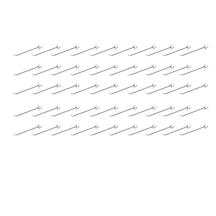 50X Pegboard Hooks Metal Panel Valcano Peg Board Hook Steel 50 100 150 200 Mm - 15CM.