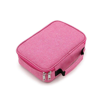 Large Capacity Waterproof Pen Pouch Pencil Case Student Stationery Storage Bag - Blue.