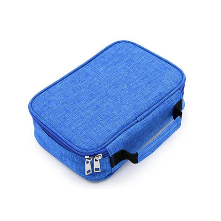 Large Capacity Waterproof Pen Pouch Pencil Case Student Stationery Storage Bag - Purple.