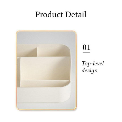 Drawer Storage Box Stationery Cosmetic Organizer Multi Purpose Desktop Holder - Green.