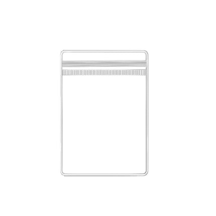 100pcs PVC Self-Sealing Jewelry Bags Anti-Oxidation Storage Dustproof Bags - 11*11cm.