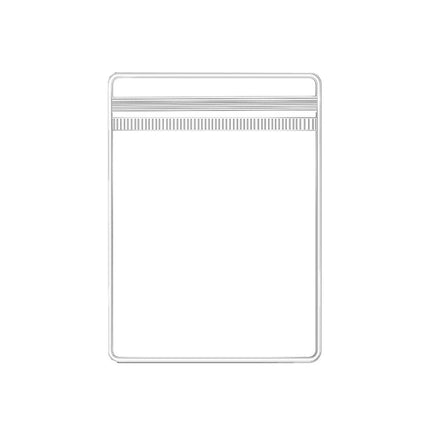 100pcs PVC Self-Sealing Jewelry Bags Anti-Oxidation Storage Dustproof Bags - 11*11cm.