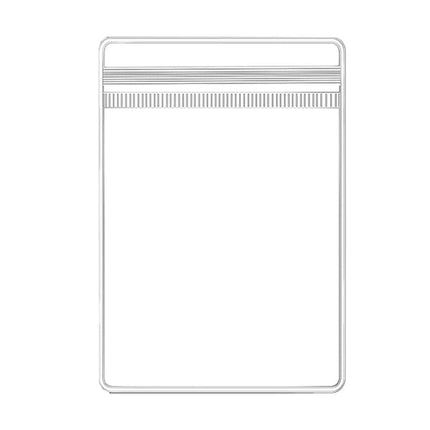 100pcs PVC Self-Sealing Jewelry Bags Anti-Oxidation Storage Dustproof Bags - 11*11cm.