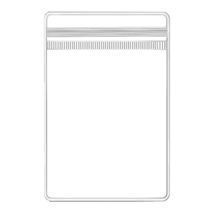 100pcs PVC Self-Sealing Jewelry Bags Anti-Oxidation Storage Dustproof Bags - 11*11cm.