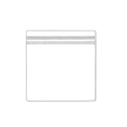 100pcs PVC Self-Sealing Jewelry Bags Anti-Oxidation Storage Dustproof Bags - 11*11cm.