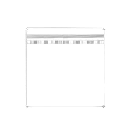 100pcs PVC Self-Sealing Jewelry Bags Anti-Oxidation Storage Dustproof Bags - 11*11cm.
