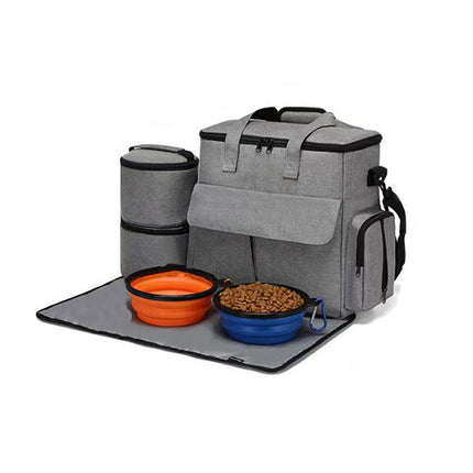 6PCS Pet Travel Outing Backpack Large Capacity Folding Storage Multifunctional.