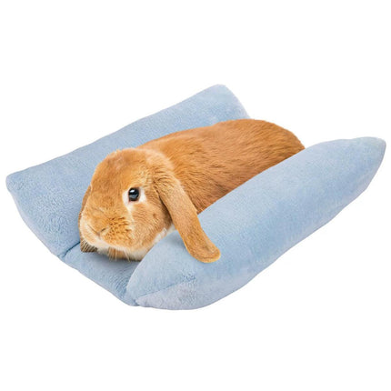 Small Animal Bed Cushion Plush Sleeping Mat for Pet Carrier Cage Nest Hamster - Pink.