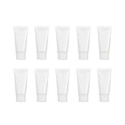 10x Soft Cosmetic Tubes for Face Wash Hand Cream Lotion Packaging Containers - 40ml.