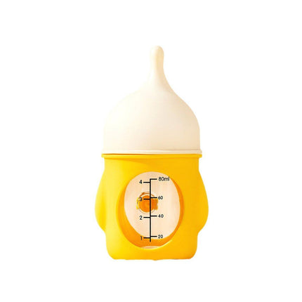 Silicone Pet Milk Feeding Bottle with Scale for Small Puppies and Kittens 20ml 80ml - 20ml-Blue.