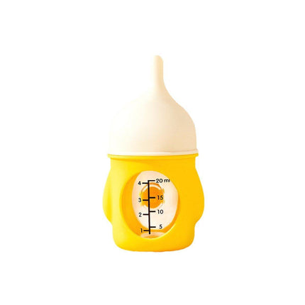 Silicone Pet Milk Feeding Bottle with Scale for Small Puppies and Kittens 20ml 80ml - 20ml-Blue.