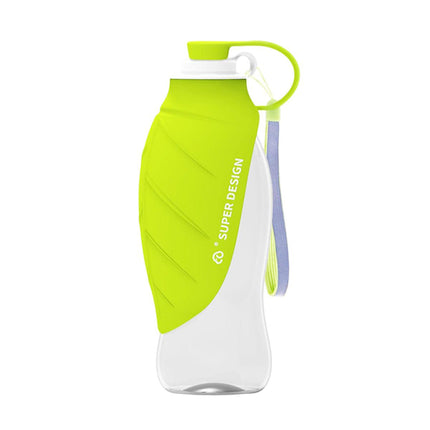 Pet Water Bottle 580ml Portable Outdoor Dog Cat Drinking Cup Travel Feeder.