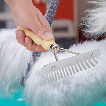 Pet Brush Hair Comb Grooming Rake Comb Dogs and Cats Shedding Deshedding Tool.