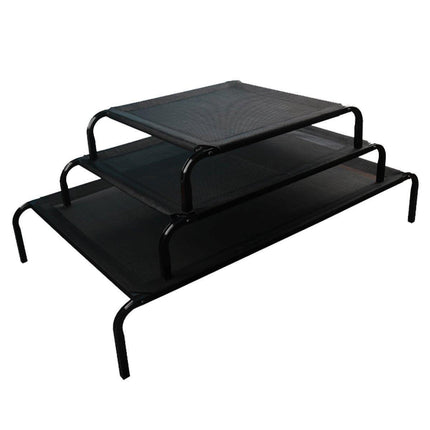 Heavy Duty Pet Raised Bed Elevated Trampoline Hammock Cat Dog Raised Deluxe - M.