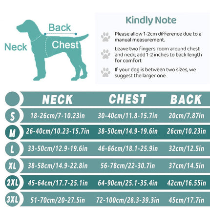 Pet Comfort Dog Relief Vest Jacket Soft Anxiety Coat for Small Medium Large Dogs - M.