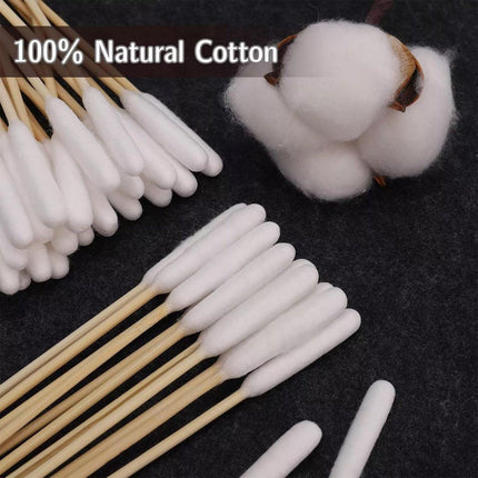 200PCS Pet Ear Eye Nose Cleaning Cotton Swabs Disposable Dog Cat Grooming Tools.